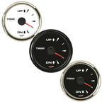 Indicatore Trim Elettronico 167-10 Ohm Diametro 52 mm 12/24 Volts