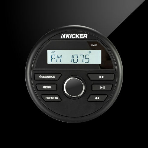 Stereo marino tondo ricevitore Kicker KMC2