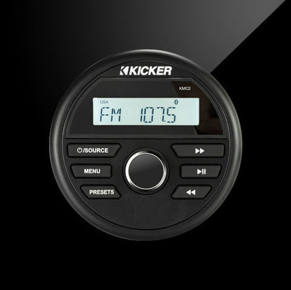 Stereo marino tondo ricevitore Kicker KMC2