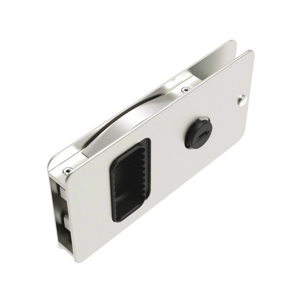 Serratura Mobella a filo Flush Entry finitura naturale
