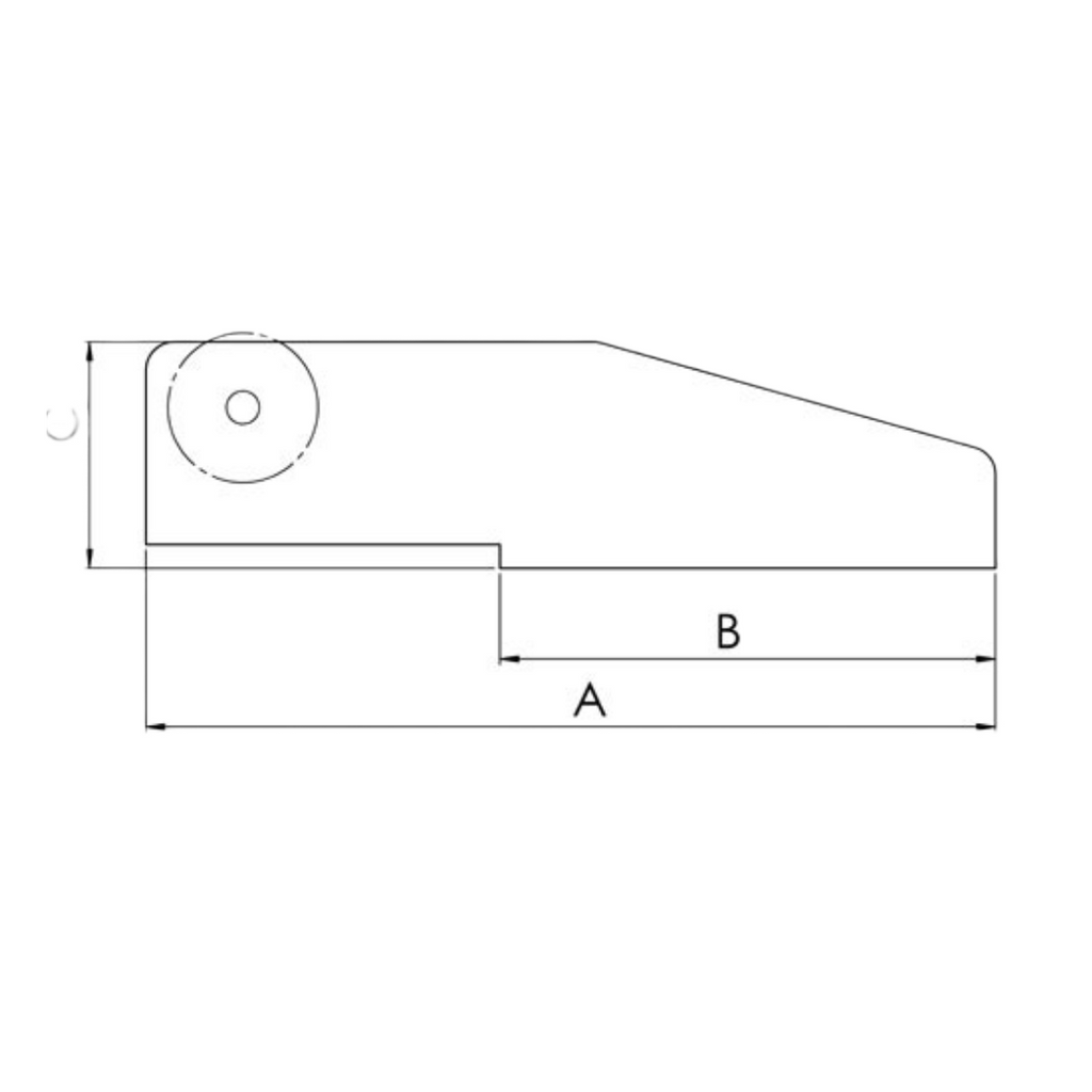 Musone di prua inox ancore 10 Kg
