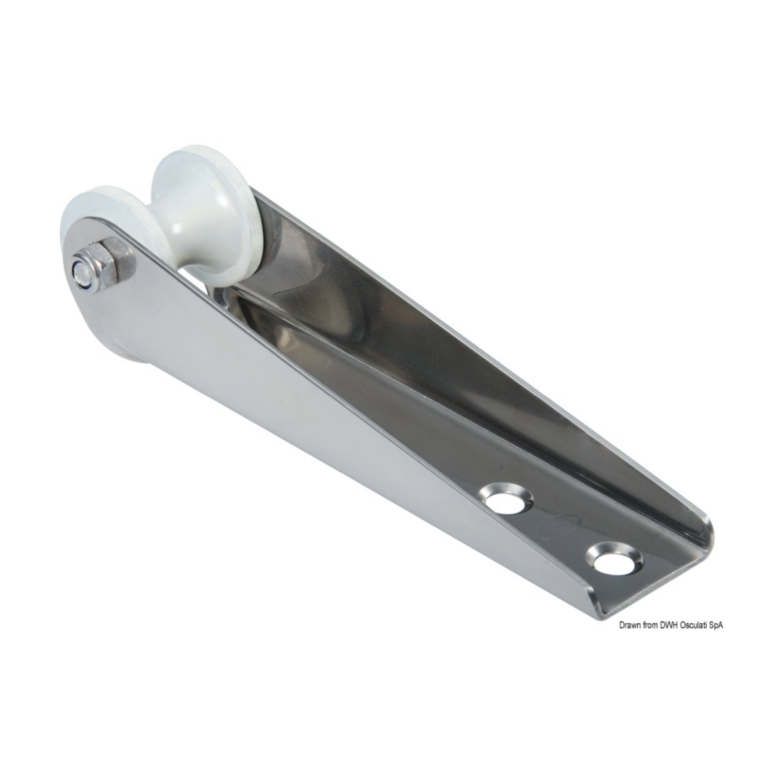 Musone di prua in acciaio inox 205 mm