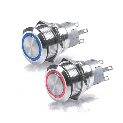 Interruttore in acciaio inox 7 Amp protetto (IP67)