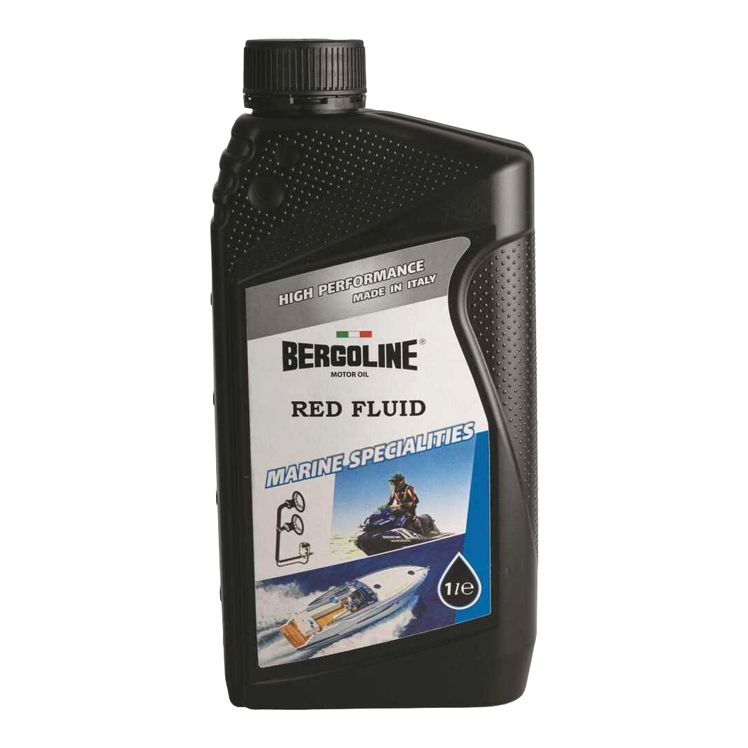 Olio Idraulico rosso Bergoline 1L per Timonerie Nautiche