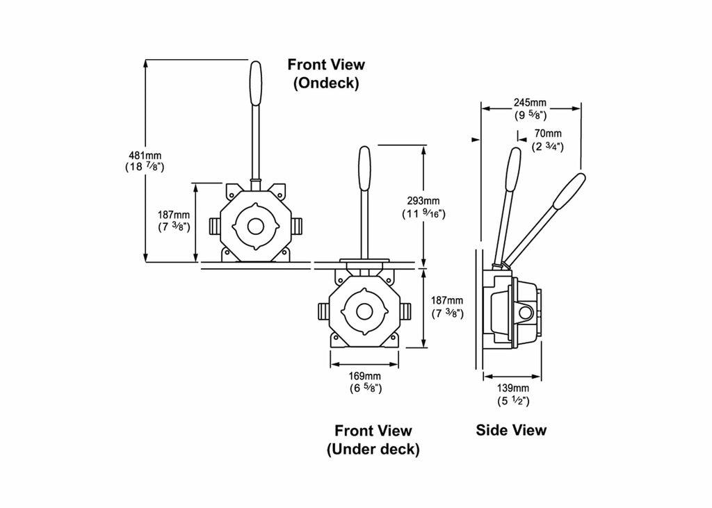 Pompa di sentina manuale Whale MK5