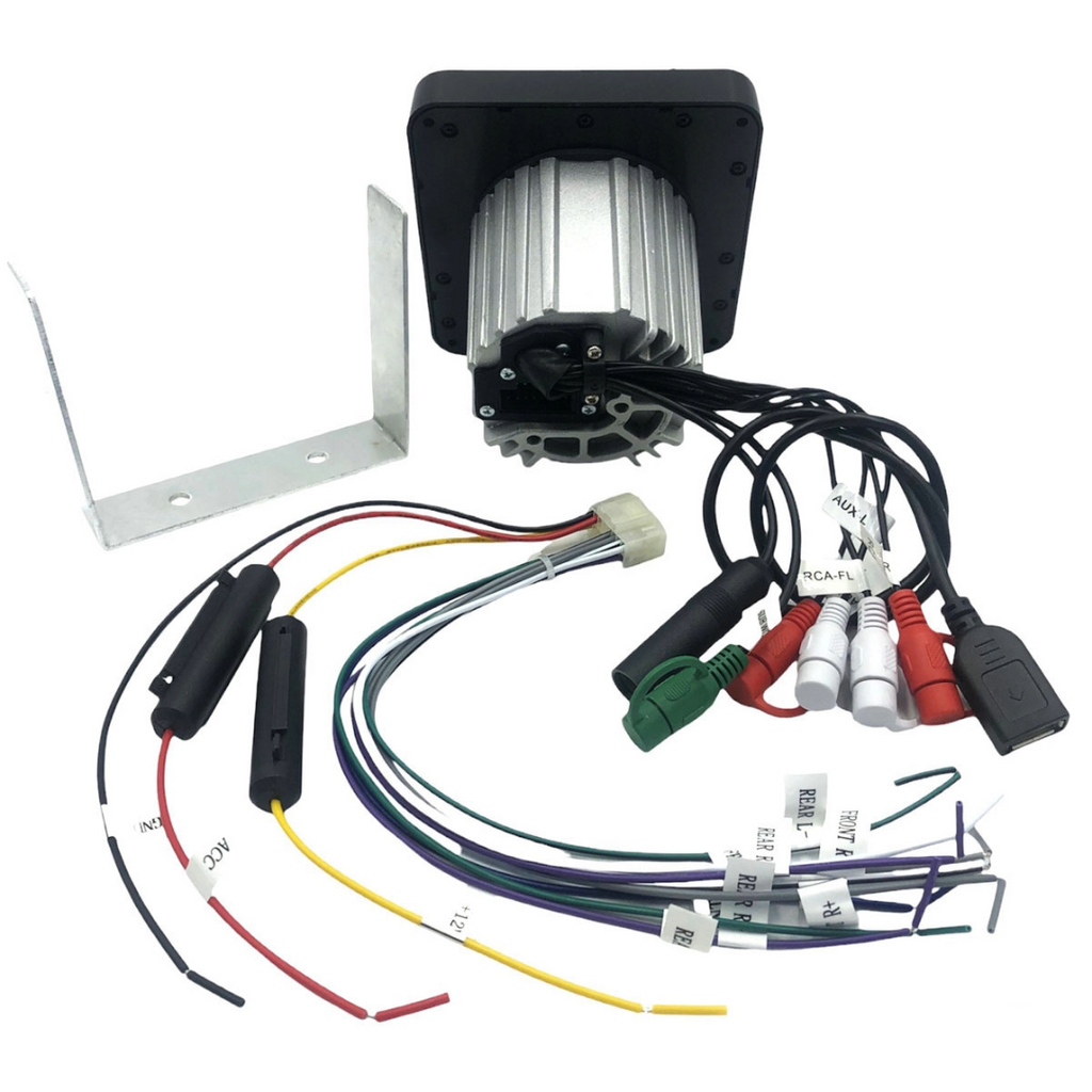 Radio stereo frontale quadrata 12V USB Bluetooth