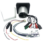 Radio stereo frontale quadrata 12V USB Bluetooth