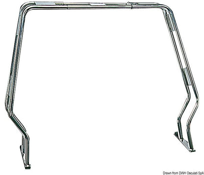 Roll bar abbattibile per gommoni 5-7 metri