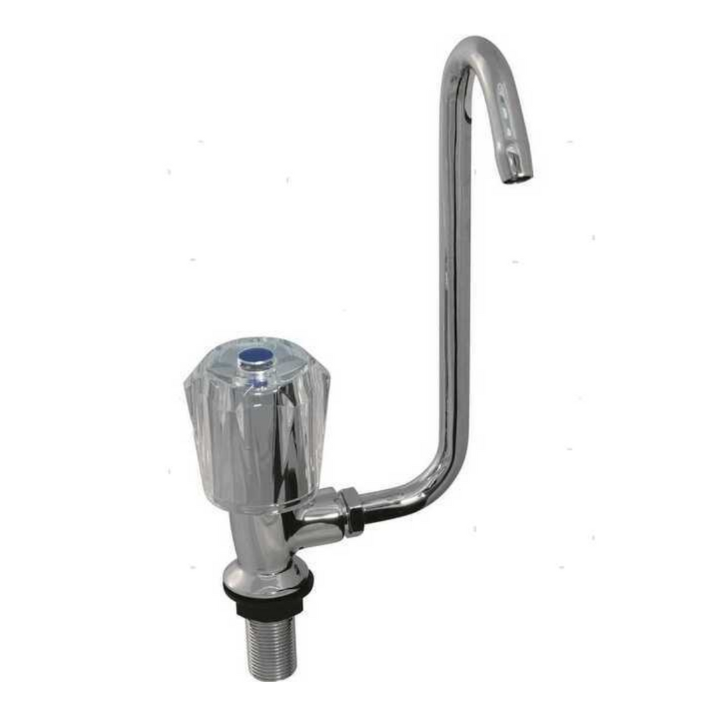 Rubinetto con canna abbattibile SX