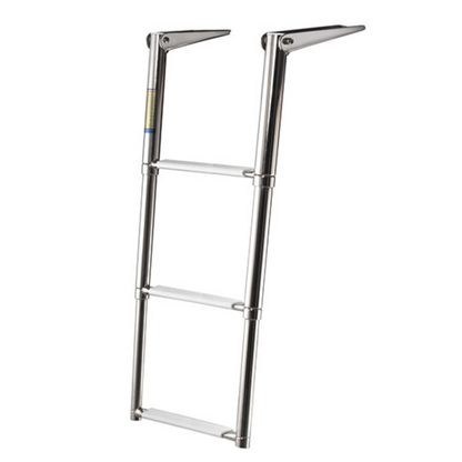 Scaletta telescopica larga in acciaio inox AISI 316