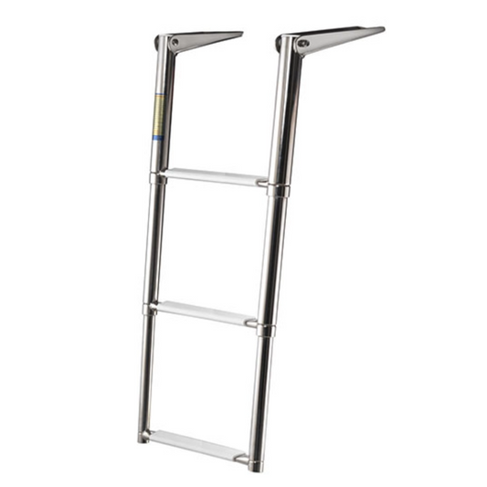 Scaletta telescopica larga in acciaio inox AISI 316