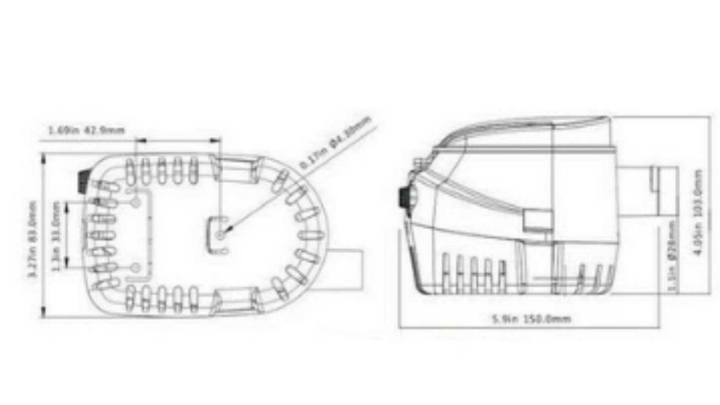 Pompa di sentina 1100 gph Automatica SeaFlo 12V
