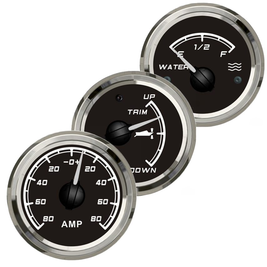 Livello serbatoio acque nere WC 10-180 Ohm "X-LINE" Nero