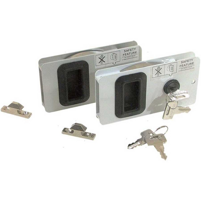 Serratura Mobella a filo Flush Entry finitura naturale