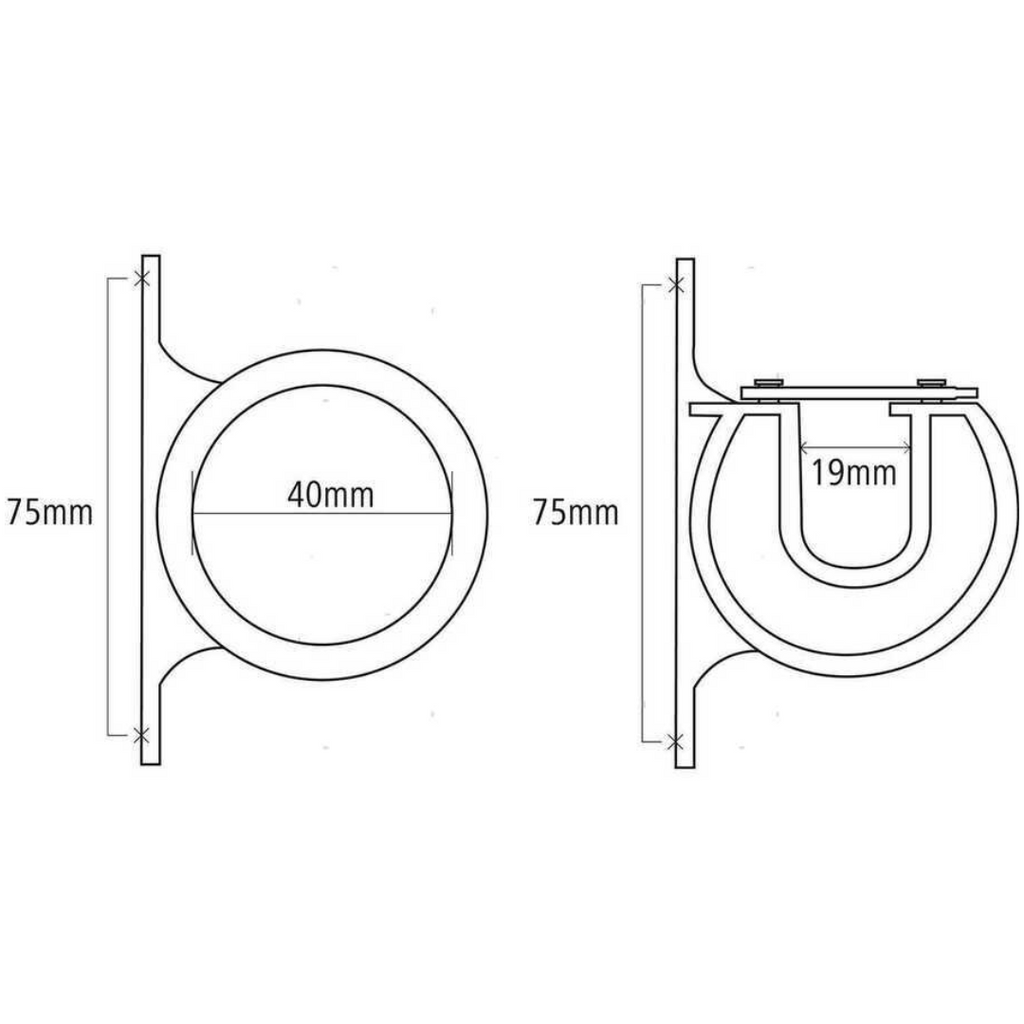 Supporto portacanne da parete