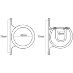 Supporto portacanne da parete