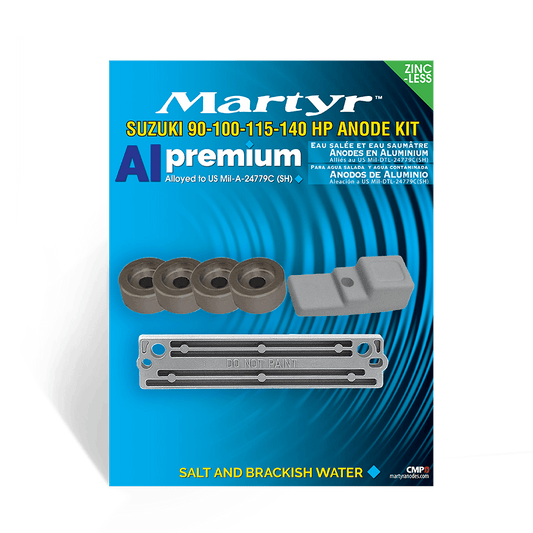 Kit Anodi Suzuki 90/100/115/140 HP in alluminio