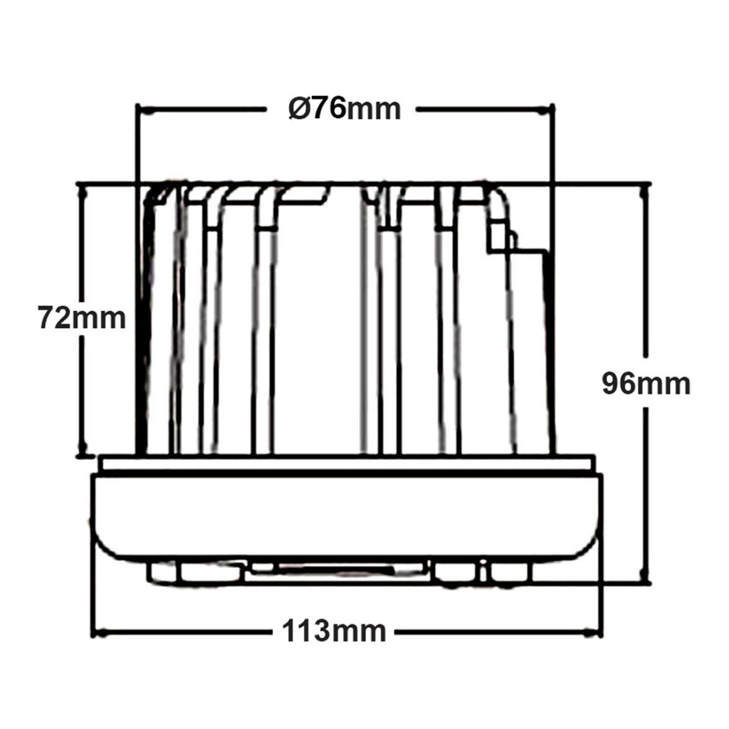 Stereo nautico Trem, Radio/Bluetooth/USB