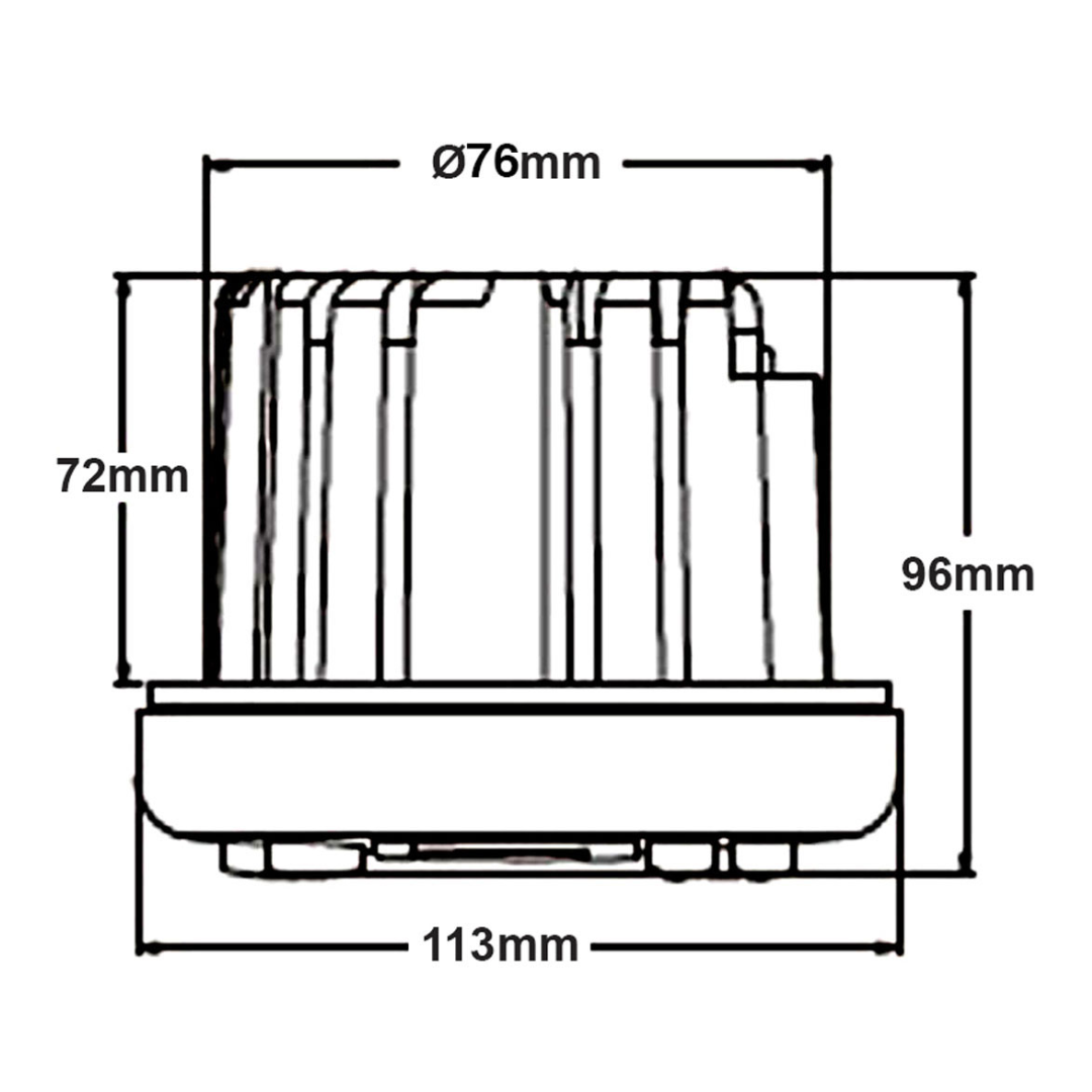 Stereo nautico Trem, Radio/Bluetooth/USB