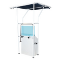 T-Top universale in Alluminio Anodizzato Verniciato Bianco