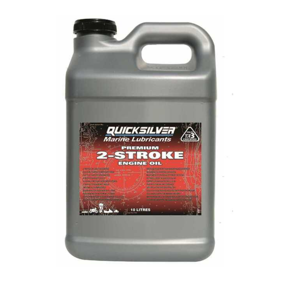 Quicksilver TC-W3 oil for 2-stroke marine engines with mixed fuel