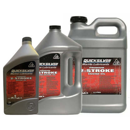 Quicksilver TC-W3 oil for 2-stroke marine engines with mixed fuel
