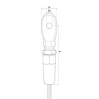 Terminale Rapido a Occhio per Cavo in Acciaio Inox AISI 316