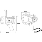 Torcia LED impermeabile 270 Lumen