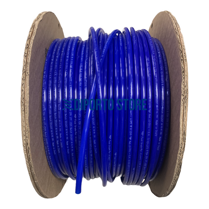 Tubo idraulico semi rigido blu per acqua fredda Ø 12 mm