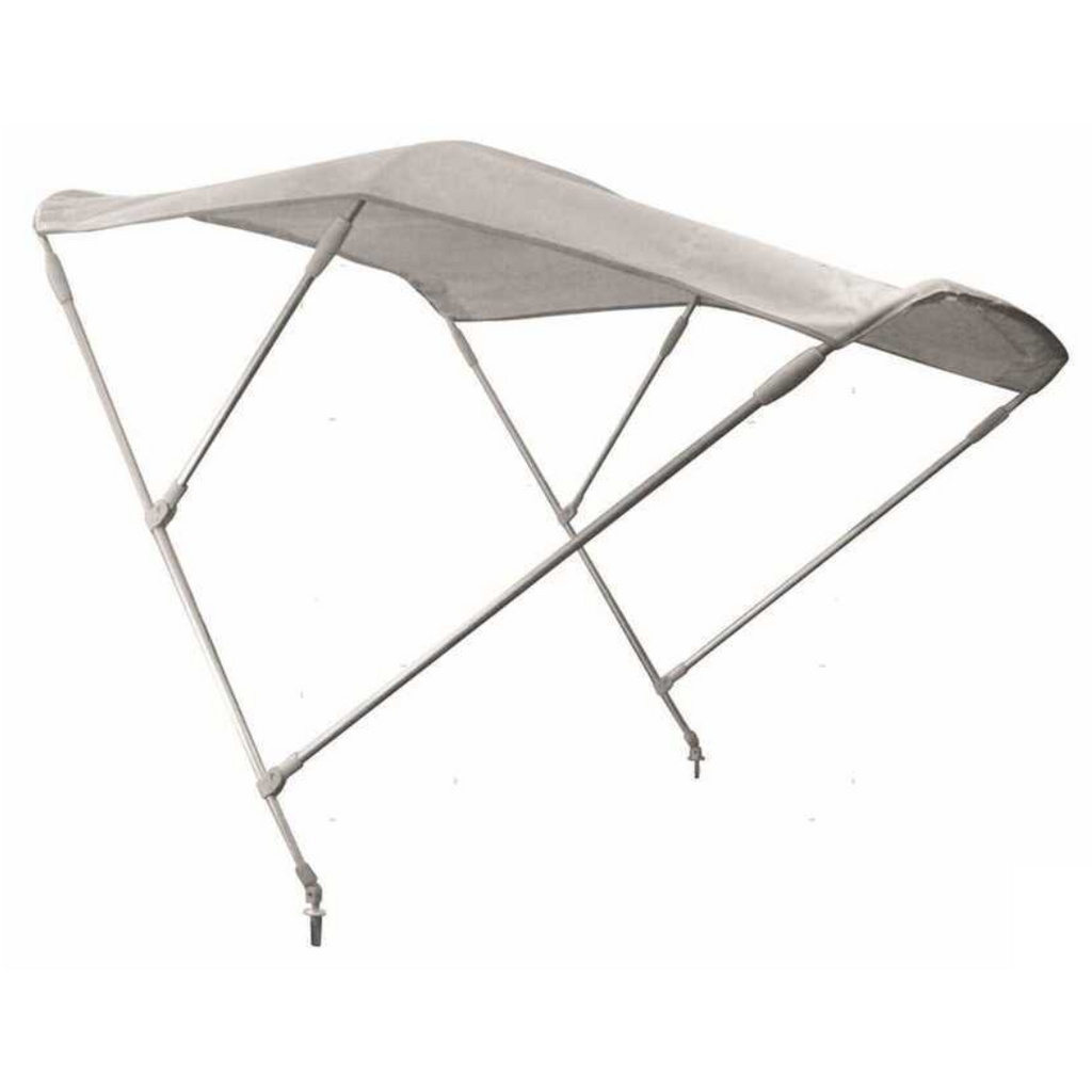 Tendalino alto 3 archi in acciaio inox bianco