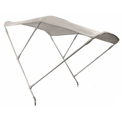 Tendalino alto 3 archi in acciaio inox bianco