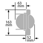 Bussola Venturi Sail 3,3/4" (Ø 94 mm)