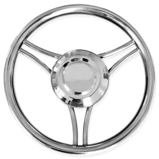 Volante T22 in acciaio inox 6 razze Ø 35 mm