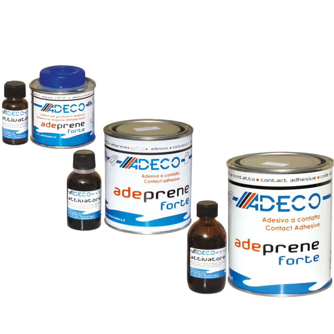 Collante bicomponente per gommoni in neoprene