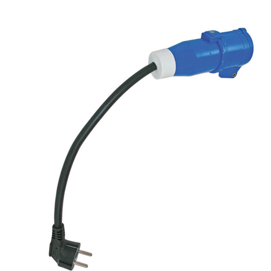 Adattatore 50 cm spina Schuko presa CEE 16 Amp