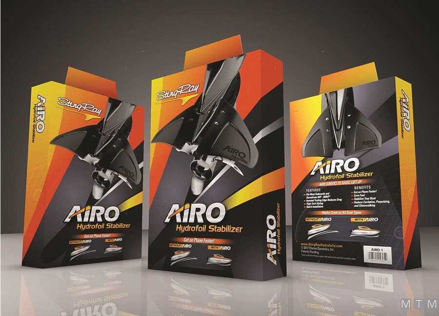 Alette stabilizzatrici StingRay "Airo" per motori 4-300 Hp