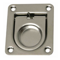 Alzapagliolo a incasso in acciaio inox con maniglia 38 x 40 mm