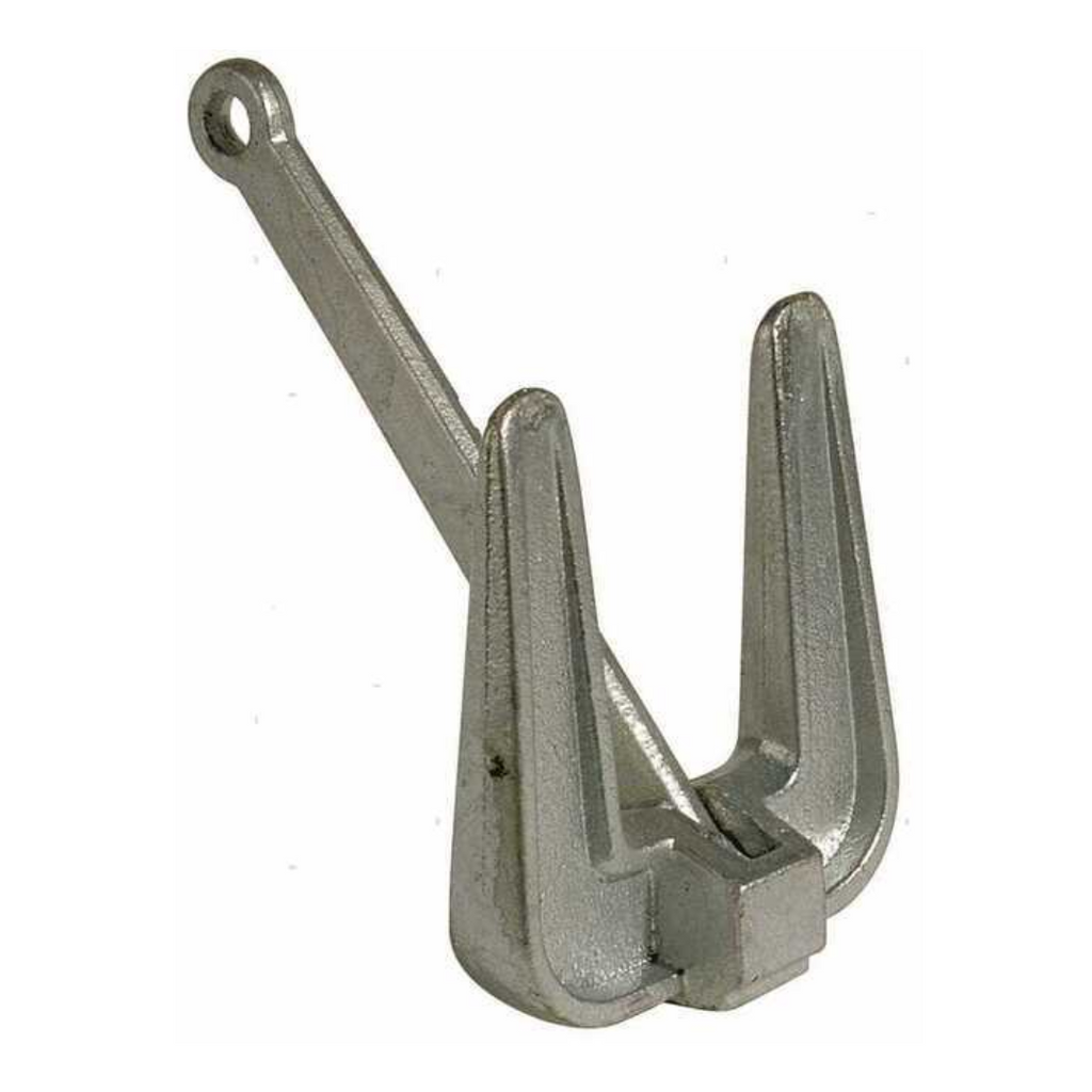 Ancora Hall compatta in acciaio zincato