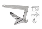 Ancora 3 wing in acciaio zincato