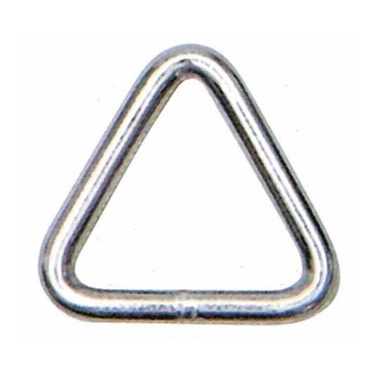 Anello Delta in acciaio inox
