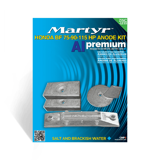 Kit anodi Honda BF 75/90/115 HP