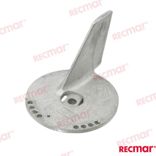 Anodo a Pinna (Trim Tab) in Alluminio | Suzuki DF70 - DF300