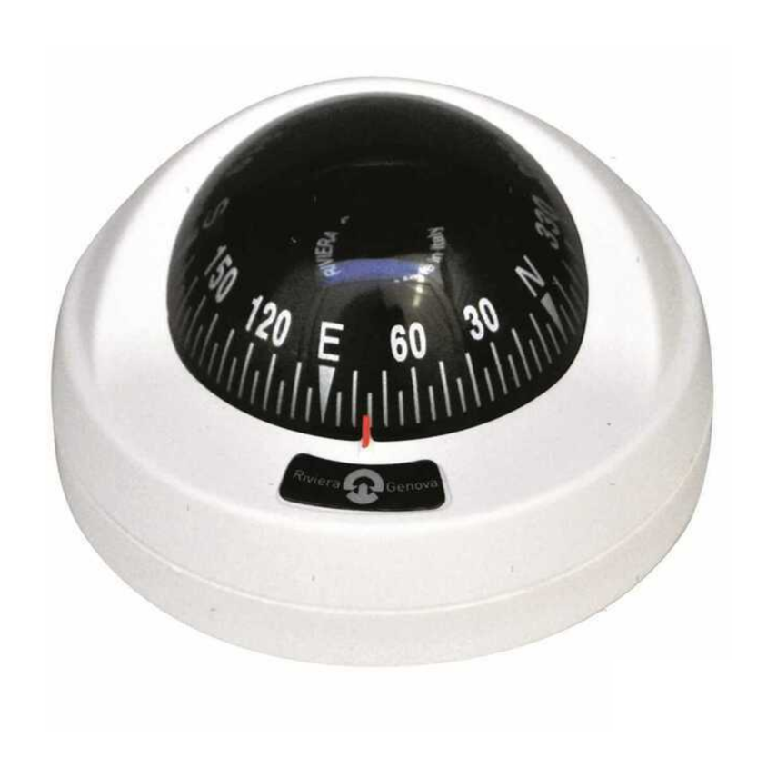 Bussola Aries Light 2" 1/2 Ø 65 mm retroilluminata LED