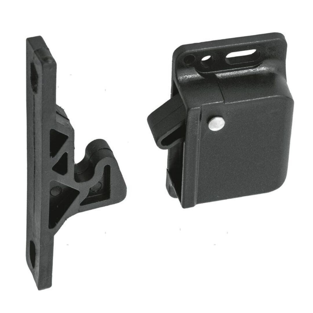 Fermantine arresto a spinta 48 x 28 mm per sportelli