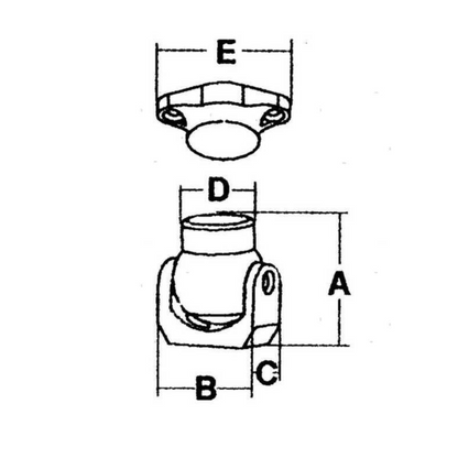 Fermaporte magnetico orientabile (180°) in acciaio inox