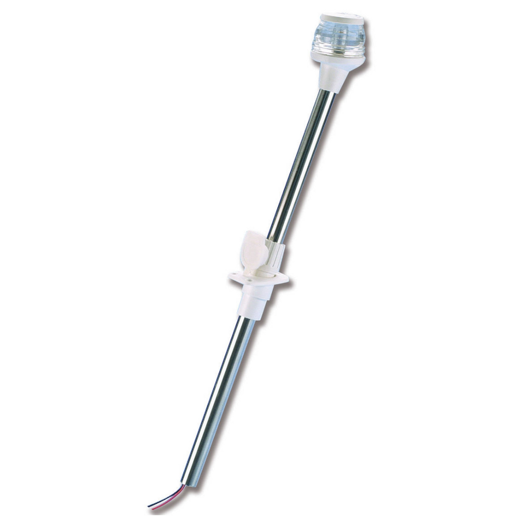 Asta Fanale a LED Retrattile "Easy LED" Bianco - 100 cm