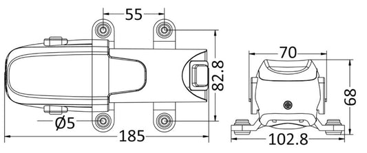 Autoclave acqua 5,6 lt/min con by-pass per doccetta 2 utenze