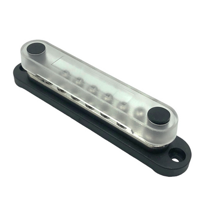 Barra di connessione 12 posti 150 Amp nera