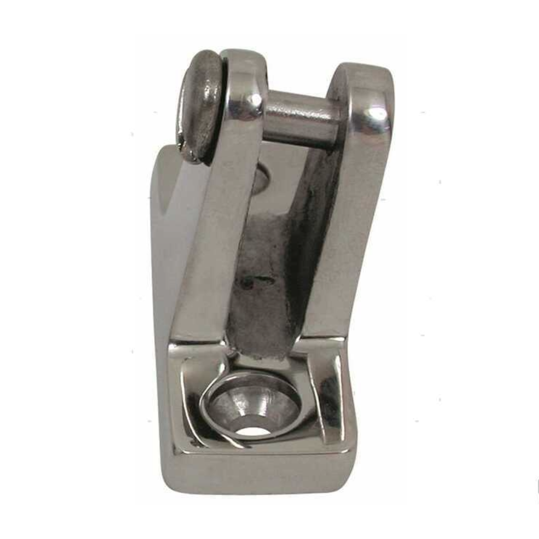 Basetta inox inclinata per tendalini