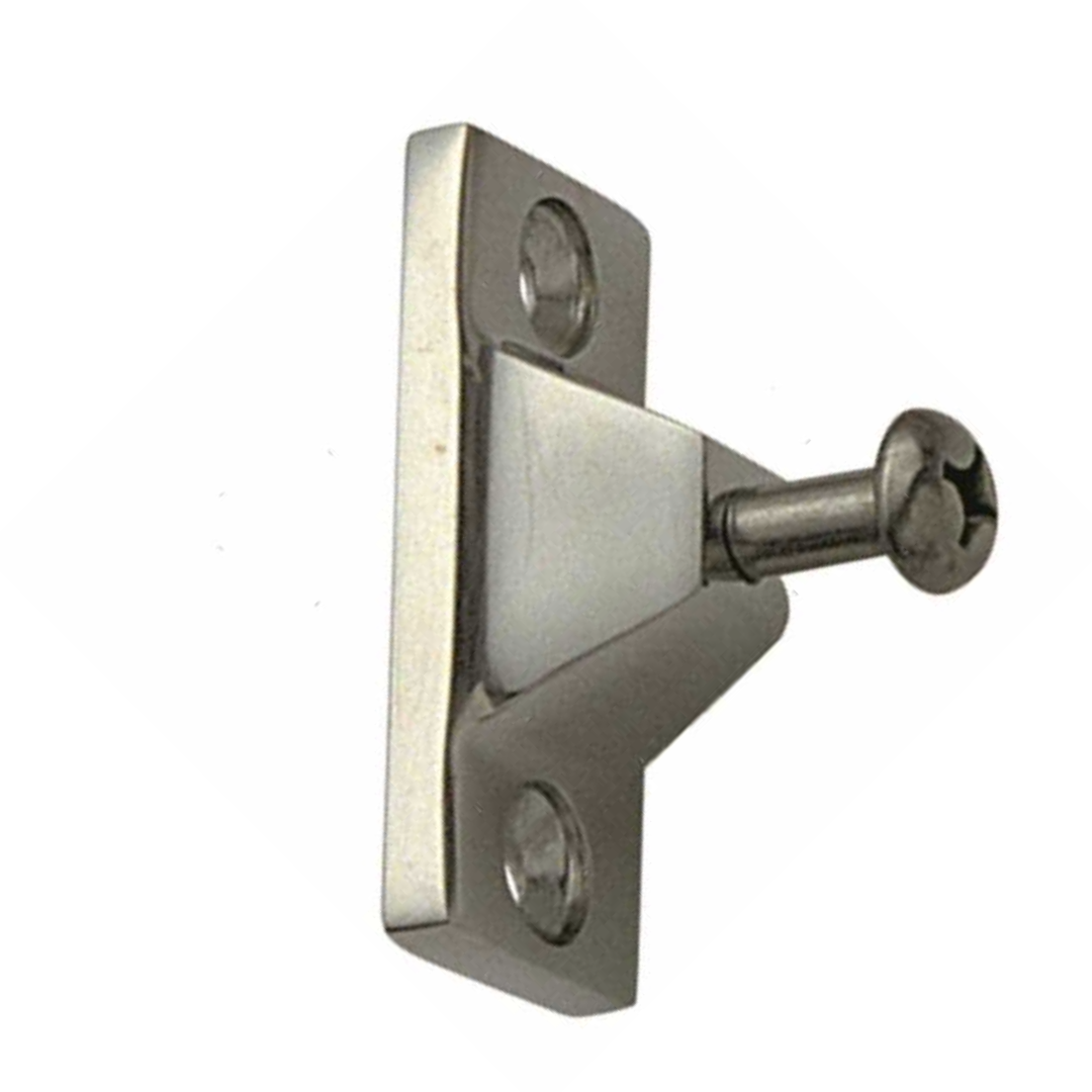 Basetta inox laterale per tendalini